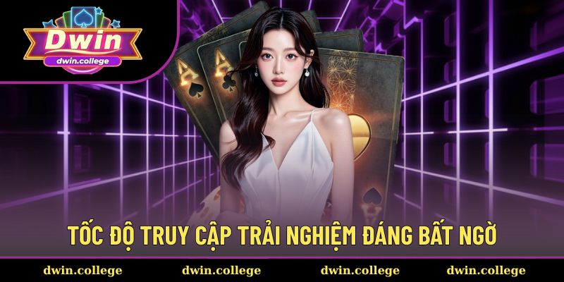 Tốc độ truy cập trải nghiệm nhà cái đáng bất ngờ